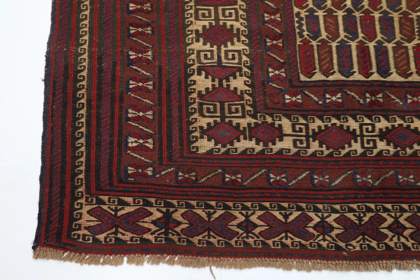 180 x 276 cm | Barjesta Flat Weaved Afghan Tribal Hand Knotted Wool Carpet kilim