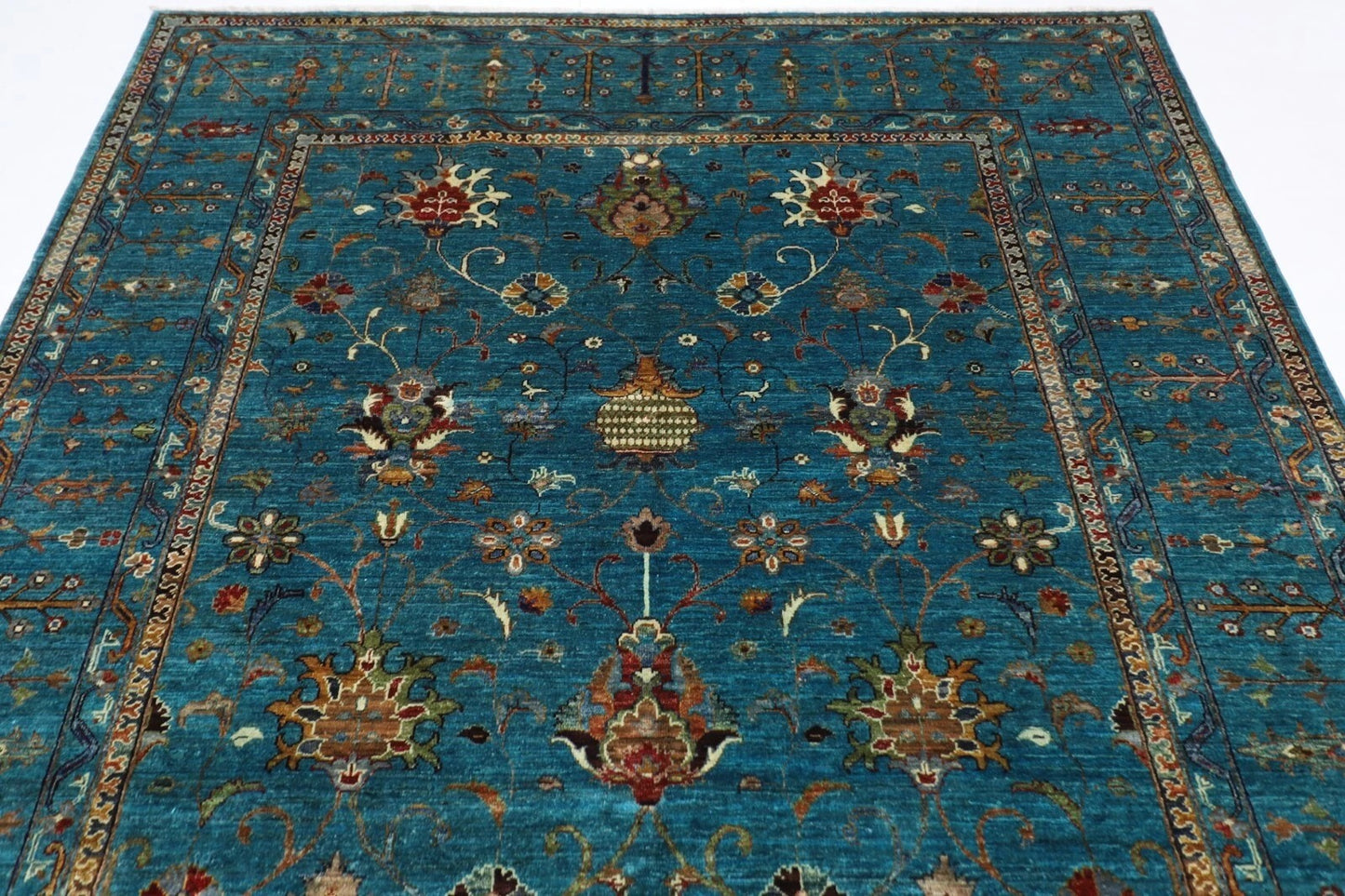 206 x 308 cm | Sultani Afghan Tribal Hand Knotted Carpet
