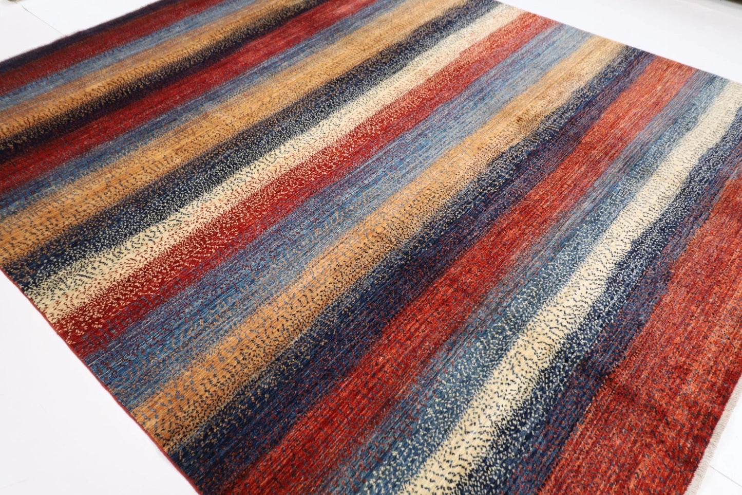 250 x 294 cm | Fine Gabbeh Afghan Tribal Hand Knotted Carpet