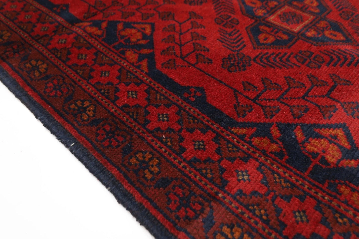 80 x 200 cm | Khal Mohammadi Afghan Tribal Hand Knotted Wool Runner