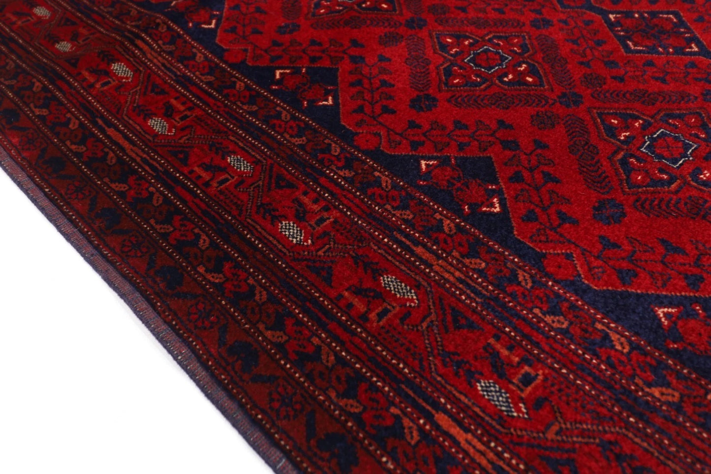 155 x 200 cm | Belgic Tribal Hand Knotted Wool Carpet