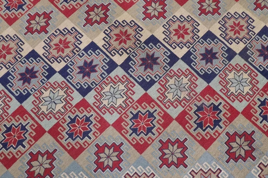 212 x 299 cm | Sumak Afghan Tribal Hand Knotted Kilim