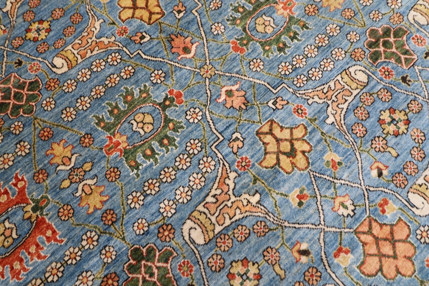 270 x 393 cm | Bidjar Afghan Tribal Hand Knotted Carpet
