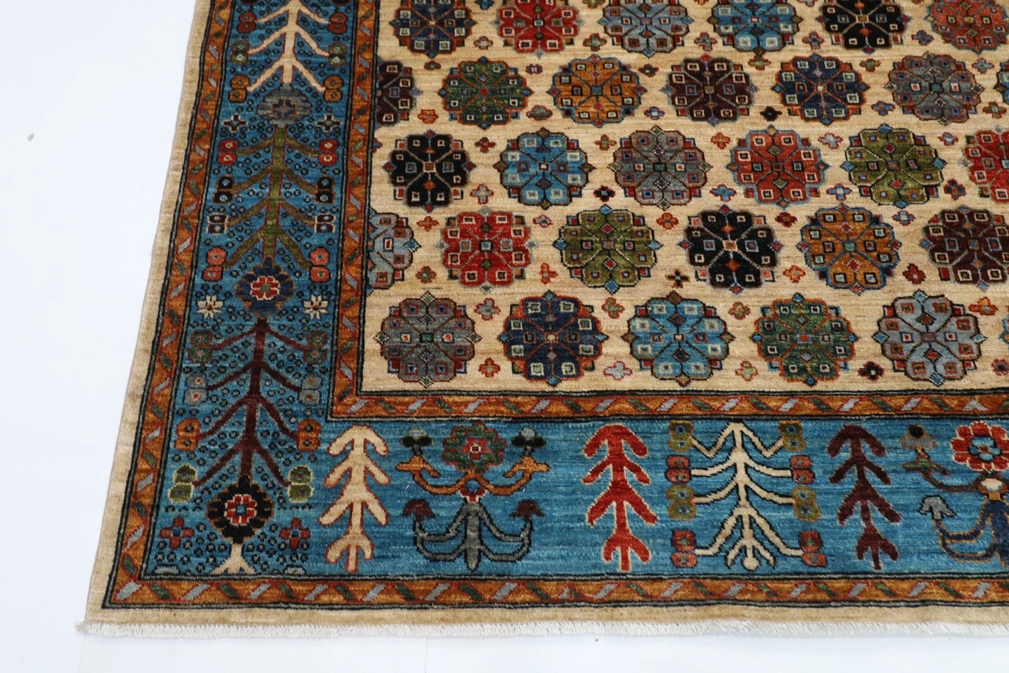 244 x 300 cm | Gul Bahar Afghan Tribal Hand Knotted Carpet