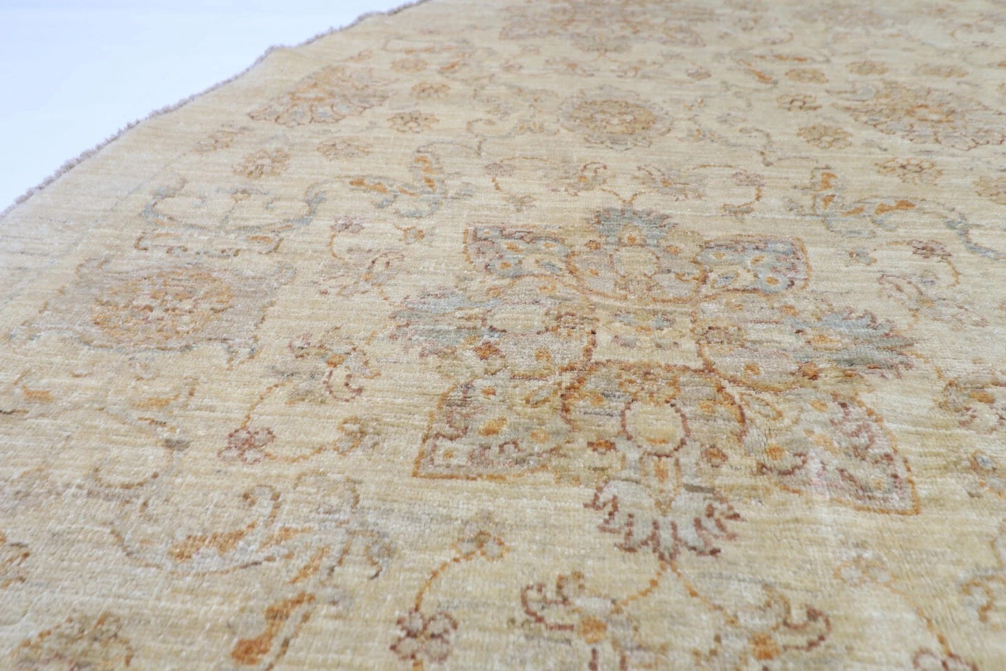 268 x 271 cm | Zeigler Afghan Tribal Hand Knotted Wool Round Carpet