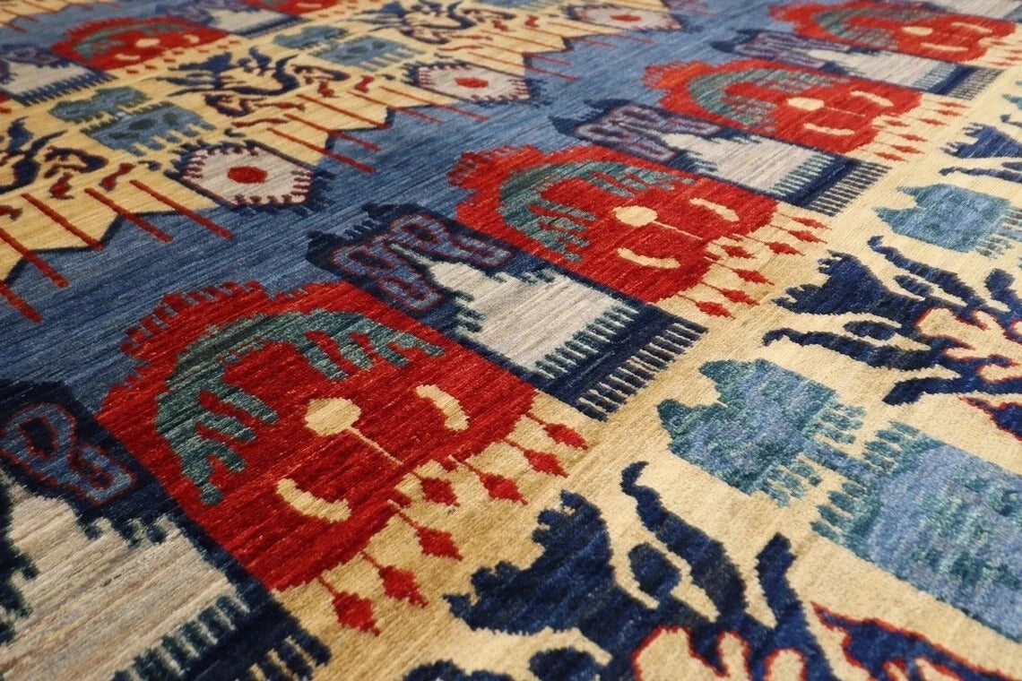 244 x 314 cm | Afghan Tribal Hand Knotted Carpet