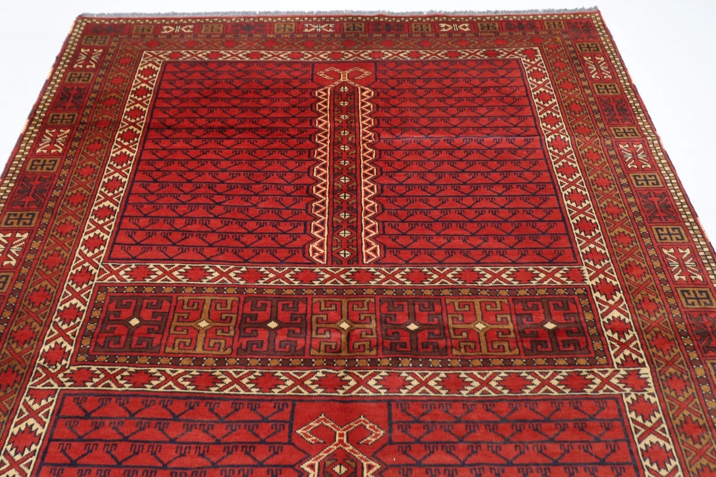 204 x 294 cm | Maranoce Afghan Tribal Hand Knotted Carpet