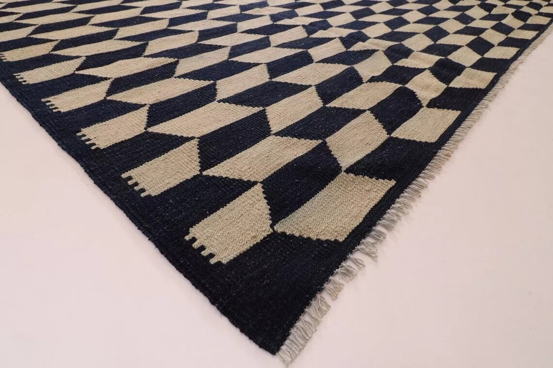 252 x 295 cm | Flat Weaved Afghan Tribal Hand Knotted Kilim