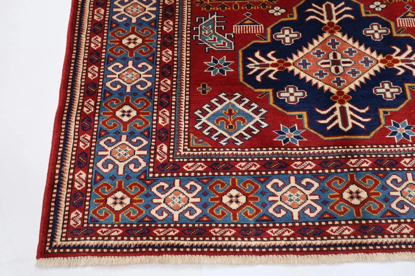 127 x 173 cm | Shirvan Afghan Tribal Hand Knotted Veg Dye Wool carpet
