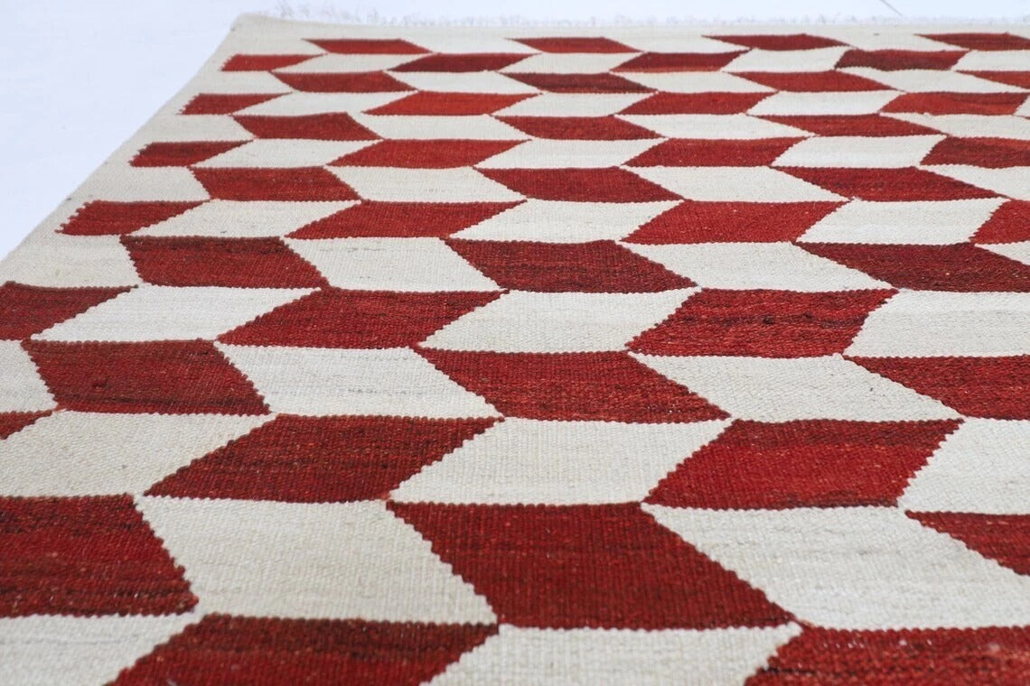 252 x 295 cm | Flat Weaved Afghan Tribal Hand Knotted Kilim