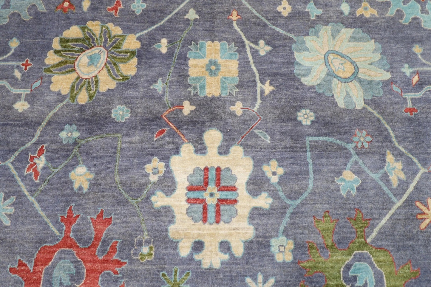 305 x 424 cm | Oushak Afghan Hand Knotted Carpet