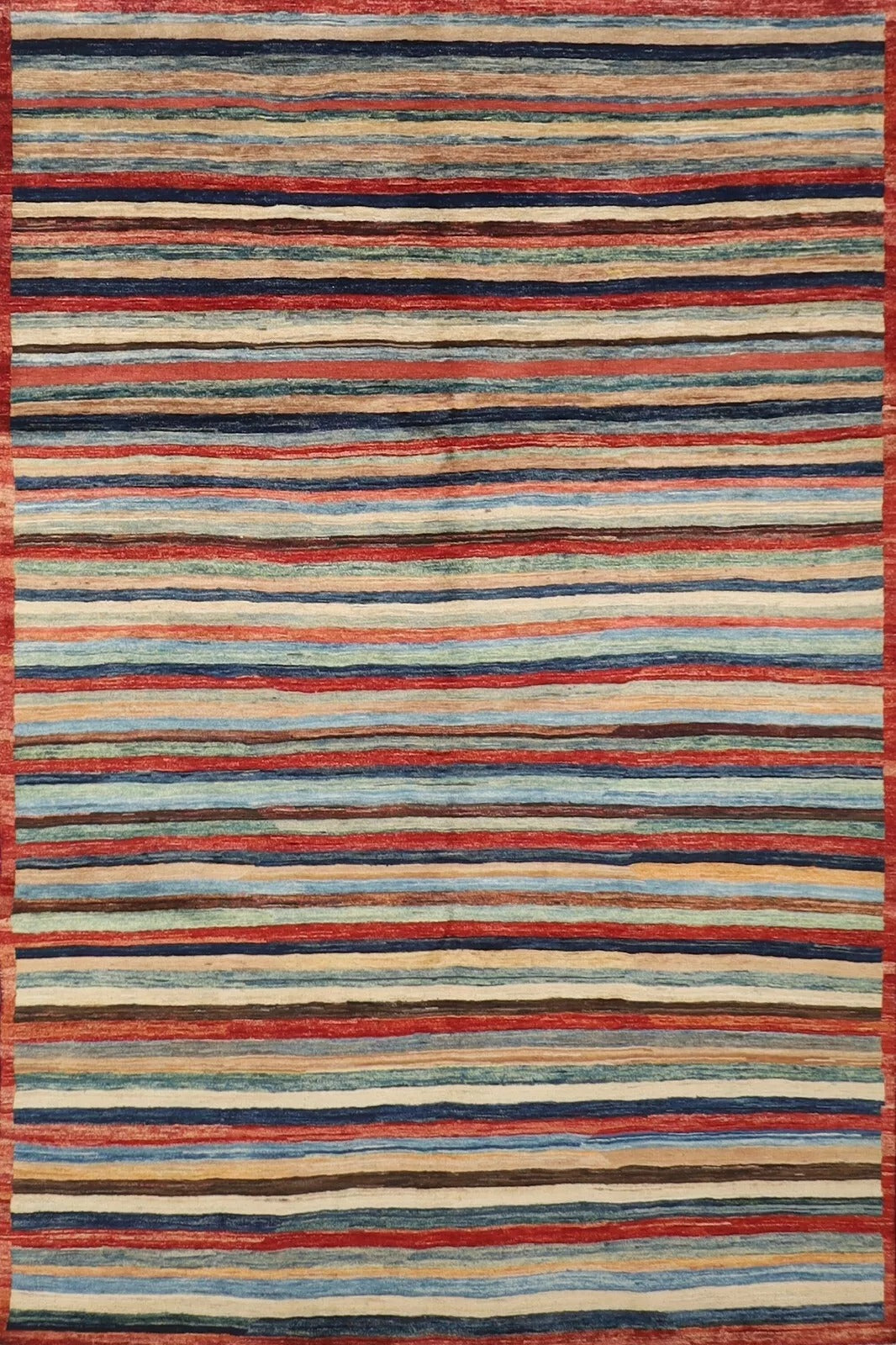 169 x 228 cm | Gabbeh Afghan Tribal Hand Knotted Veg Dye Wool Carpet