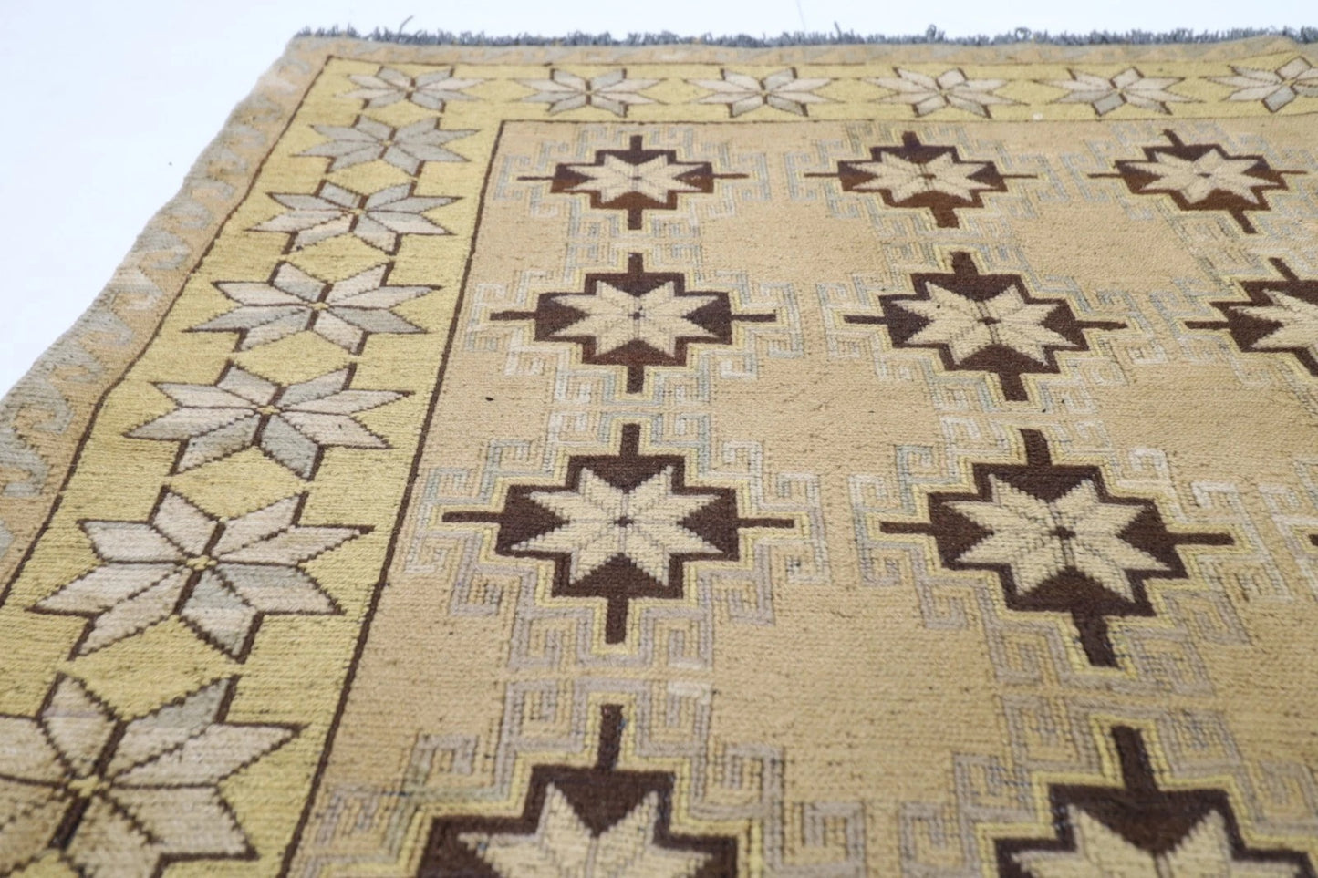 153 x 197 cm | Flat Weave Tribal Hand Knotted Veg Dye Wool Kilim