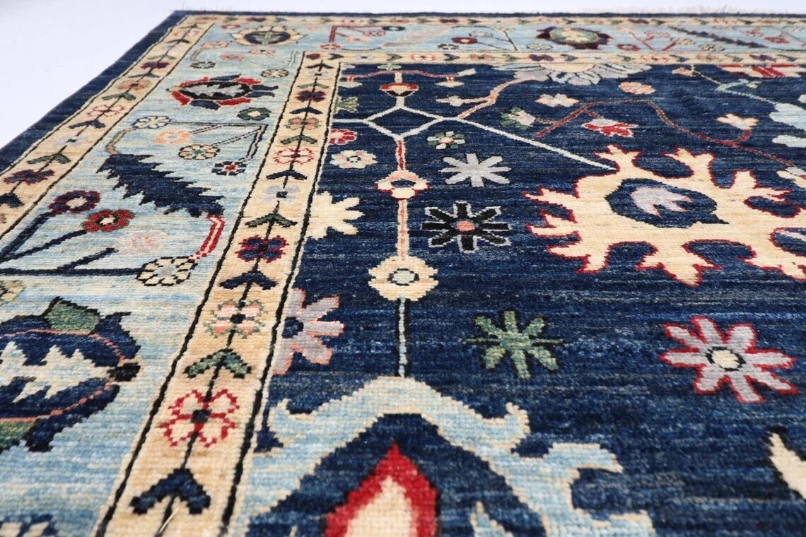 252 x 300 cm | Oushak Afghan Tribal Hand Knotted Carpet