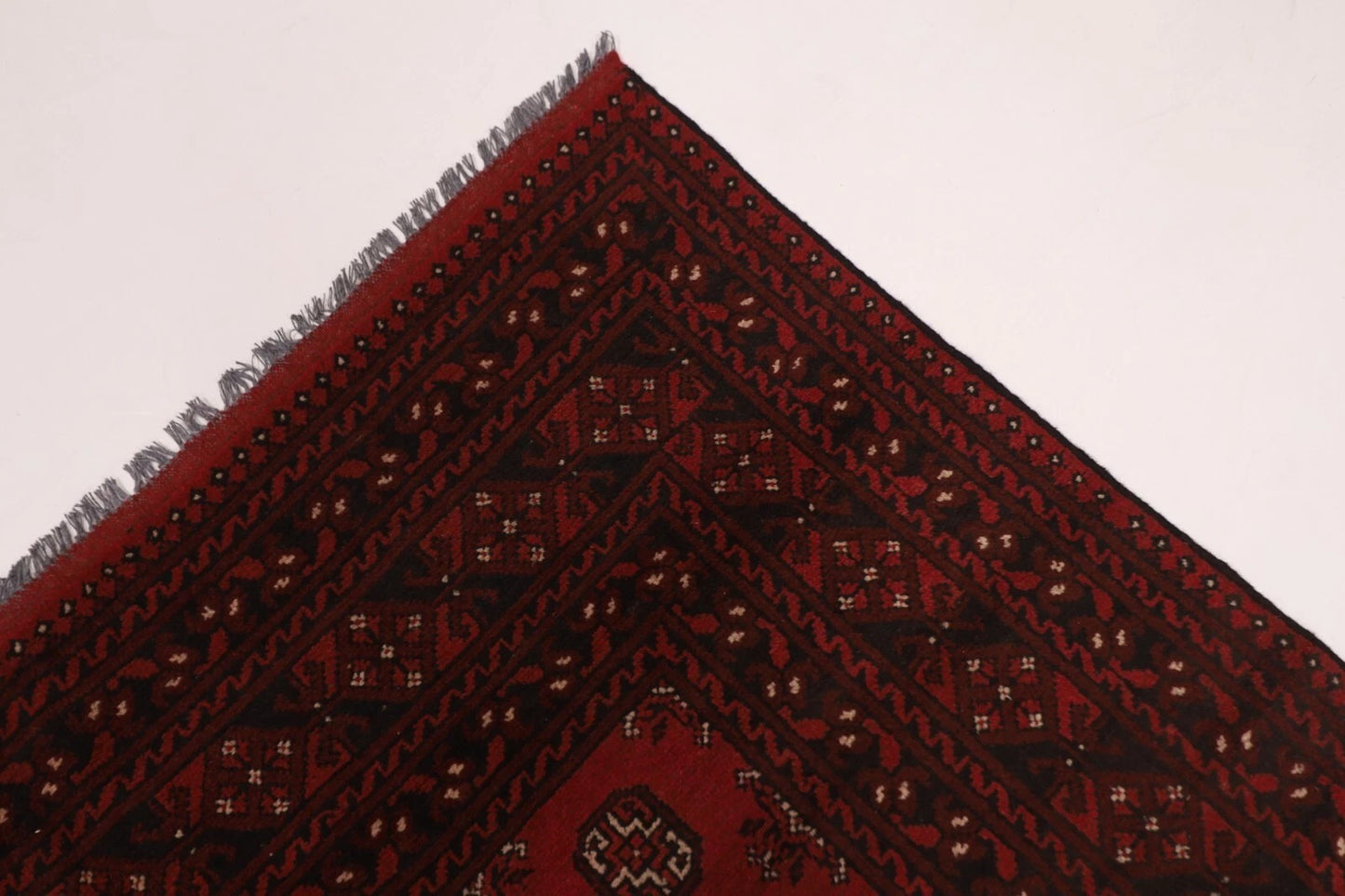 200 x 293 cm | Akja Bokhara Afghan Tribal Hand Knotted Carpet