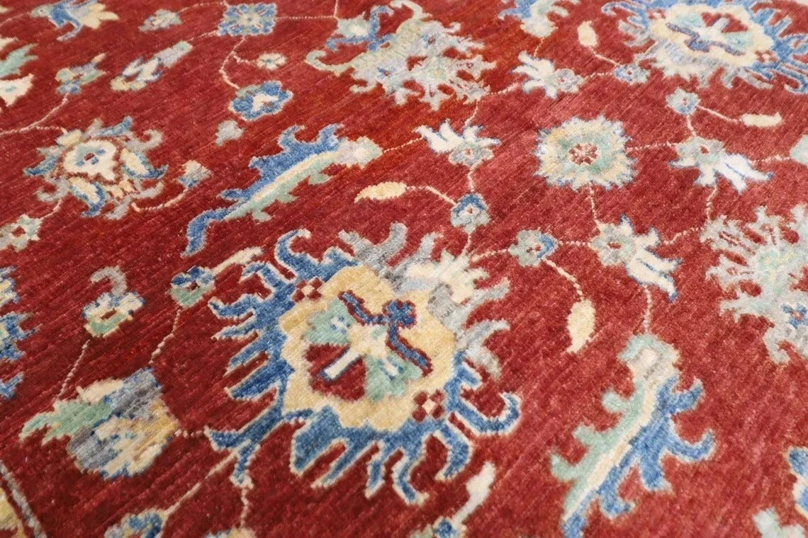 202 x 285 cm | Oriental Afghan Tribal Hand Knotted Carpet