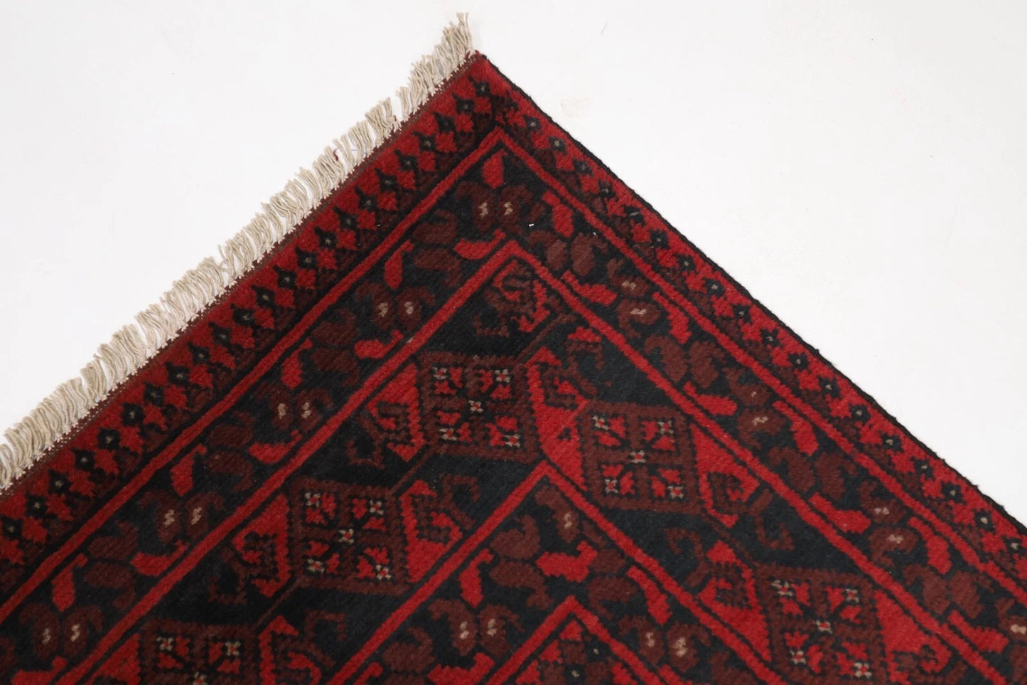 165 x 240 cm | Akja Bokhara Afghan Tribal Hand Knotted Veg Dye Wool Carpet