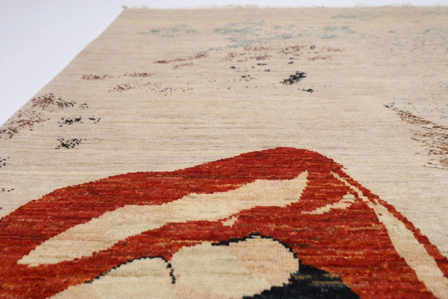 186 x 180 cm | Art Afghan Tribal Hand Knotted Wool Carpet