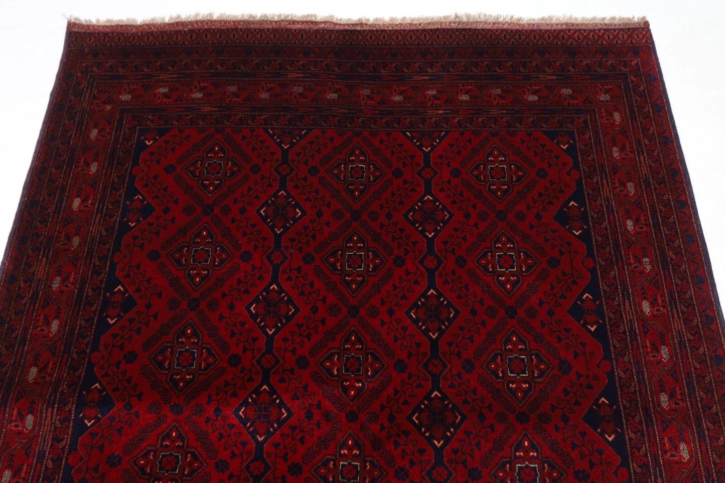 155 x 200 cm | Belgic Tribal Hand Knotted Wool Carpet