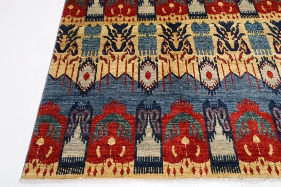 244 x 314 cm | Afghan Tribal Hand Knotted Carpet