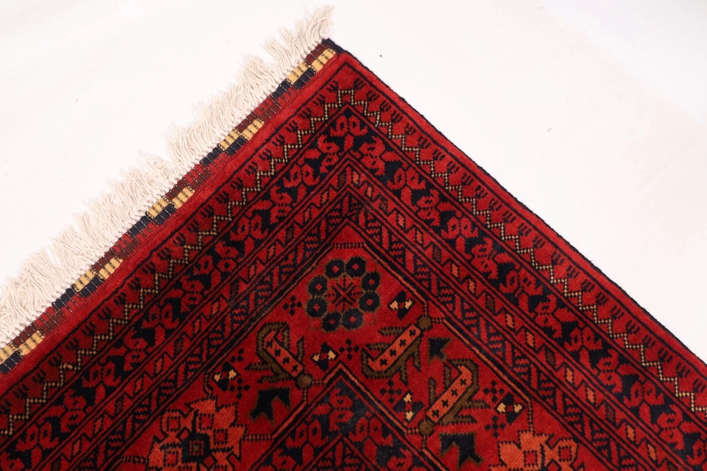 301 x 420 cm | Bokhara Afghan Tribal Hand Knotted Carpet