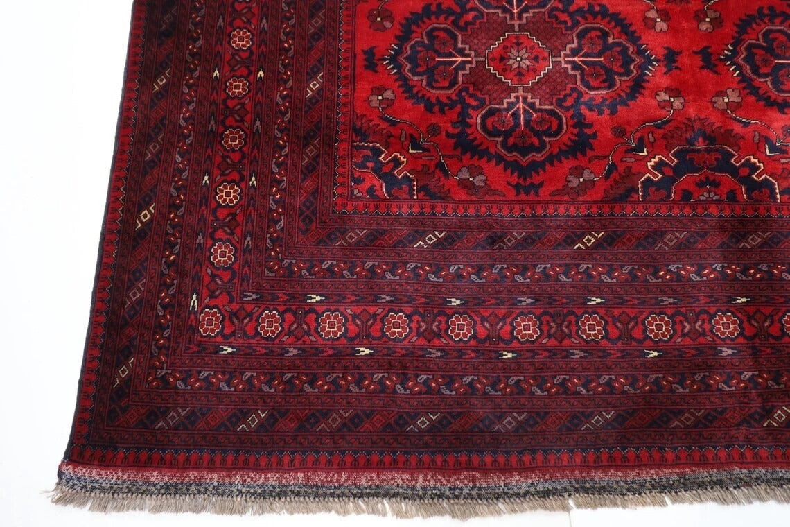 202 x 312 cm | Belgic Afghan Tribal Hand Knotted Carpet