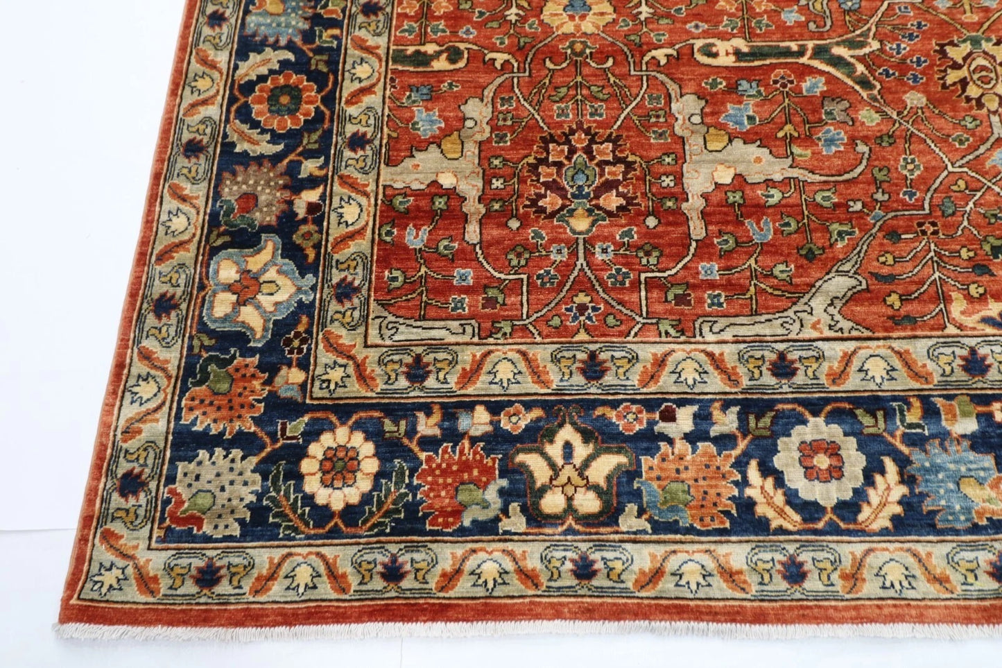 271 x 363 cm | Bidjar Afghan Tribal Hand Knotted Carpet