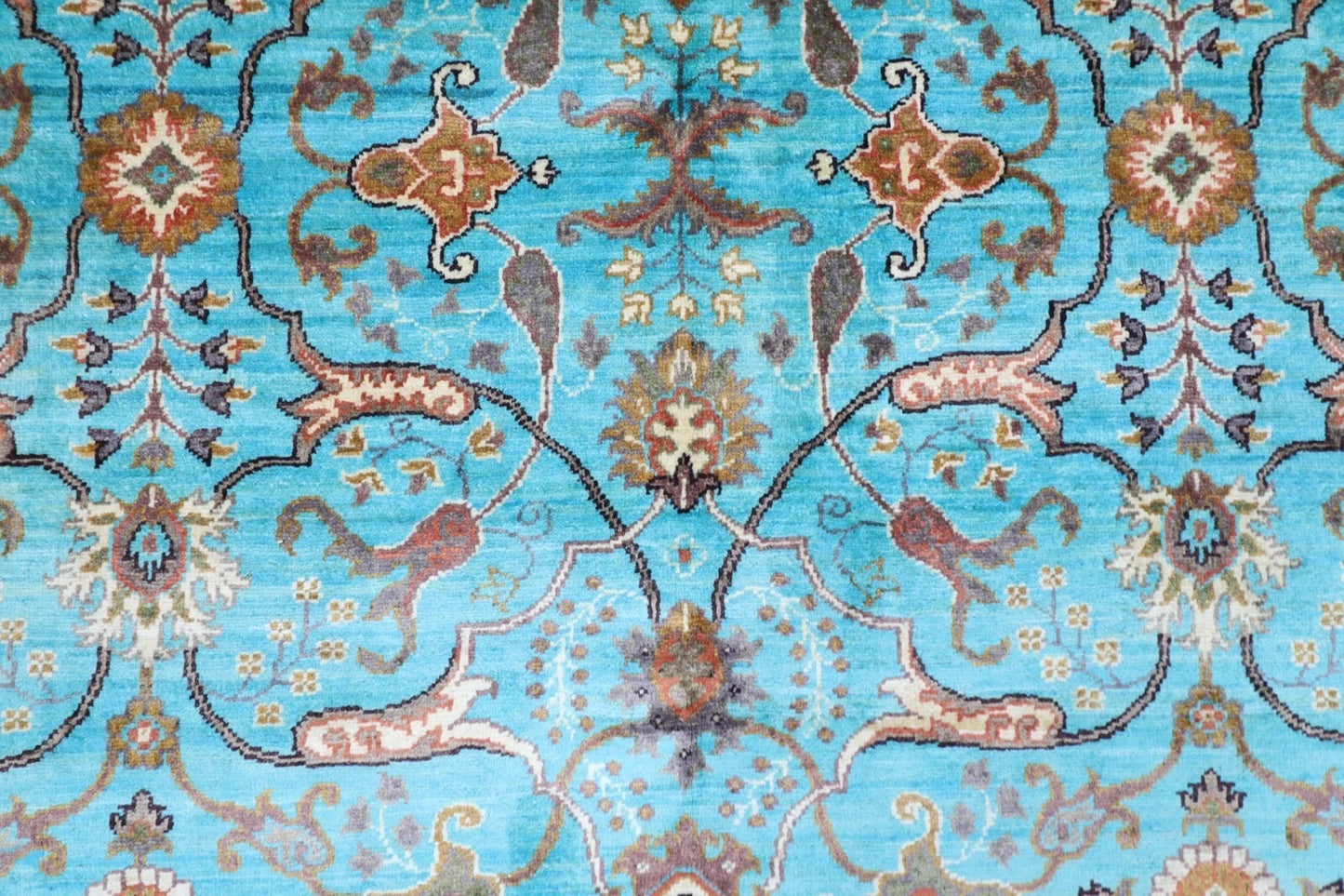 205 x 297 cm | Bidjar Turquoise Afghan Tribal Hand Knotted Carpet