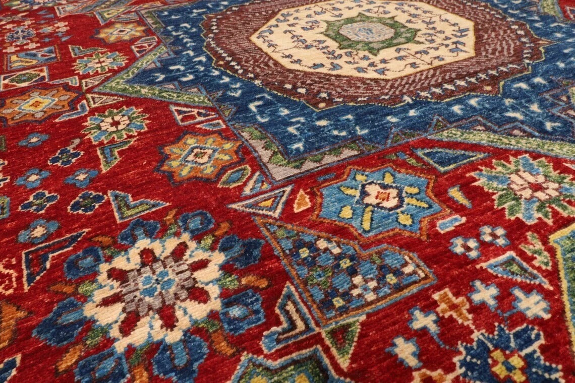 250 x 310 cm | Mamluk Afghan Tribal Hand Knotted Carpet