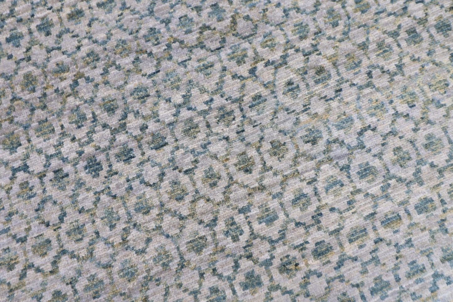 185 x 271 cm | Mamluk Blue Afghan Tribal Hand Knotted Veg Dye Wool Carpet