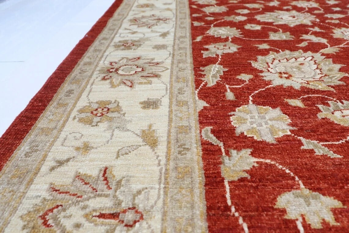 206 x 290 cm | Oriental Afghan Tribal Hand Knotted Carpet