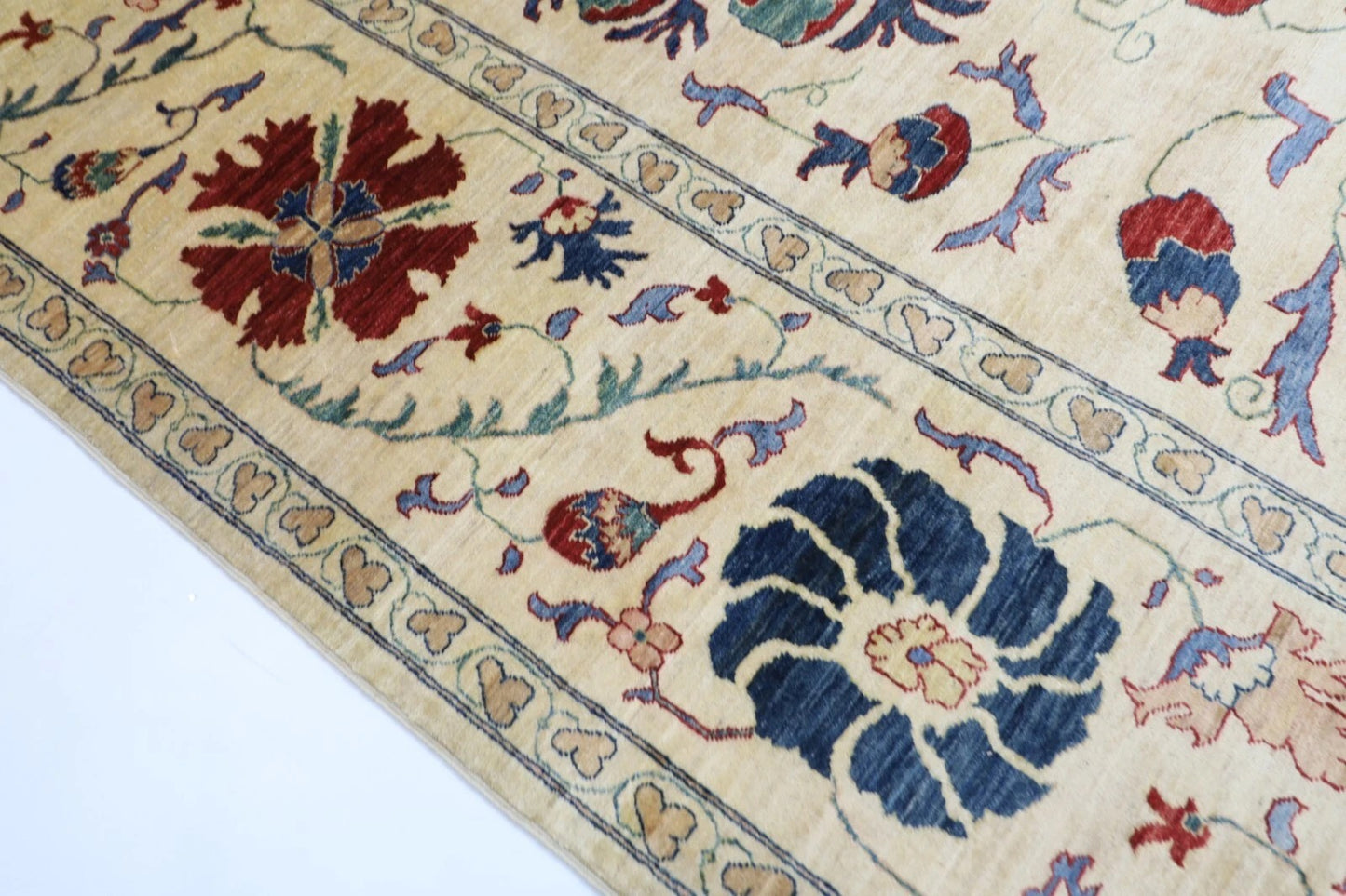273 x 354 cm | Suzani Afghan Tribal Hand Knotted Carpet