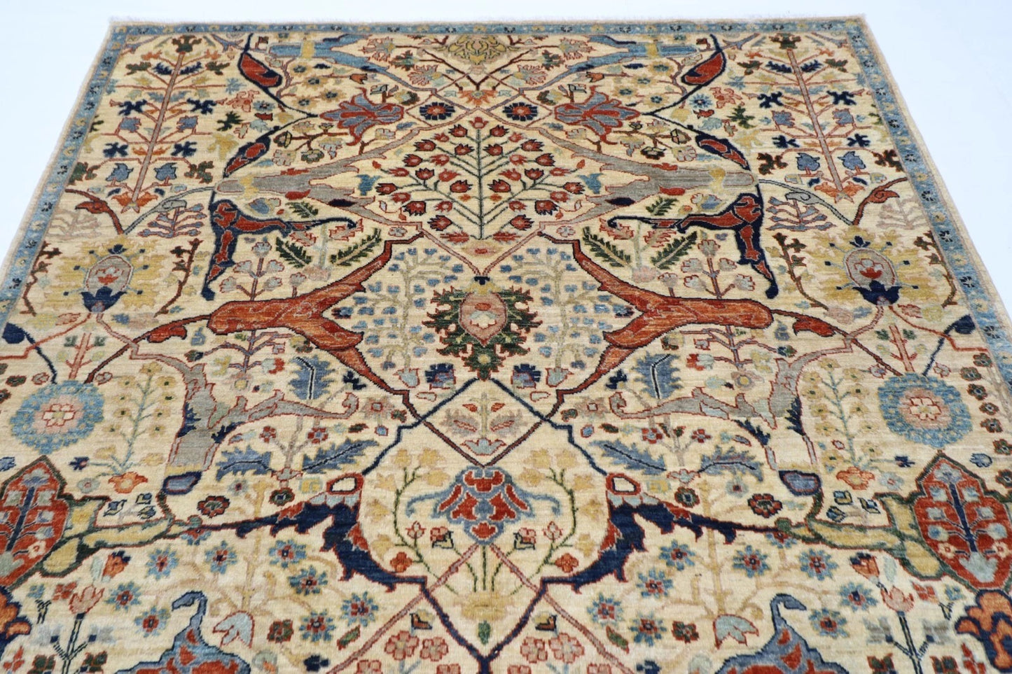 198 x 299 cm | Bidjar Afghan Tribal Hand Knotted Carpet