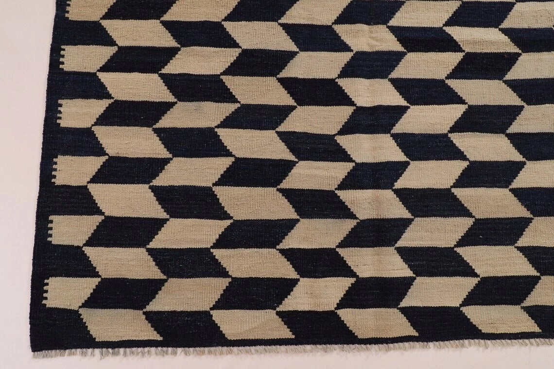 252 x 295 cm | Flat Weaved Afghan Tribal Hand Knotted Kilim
