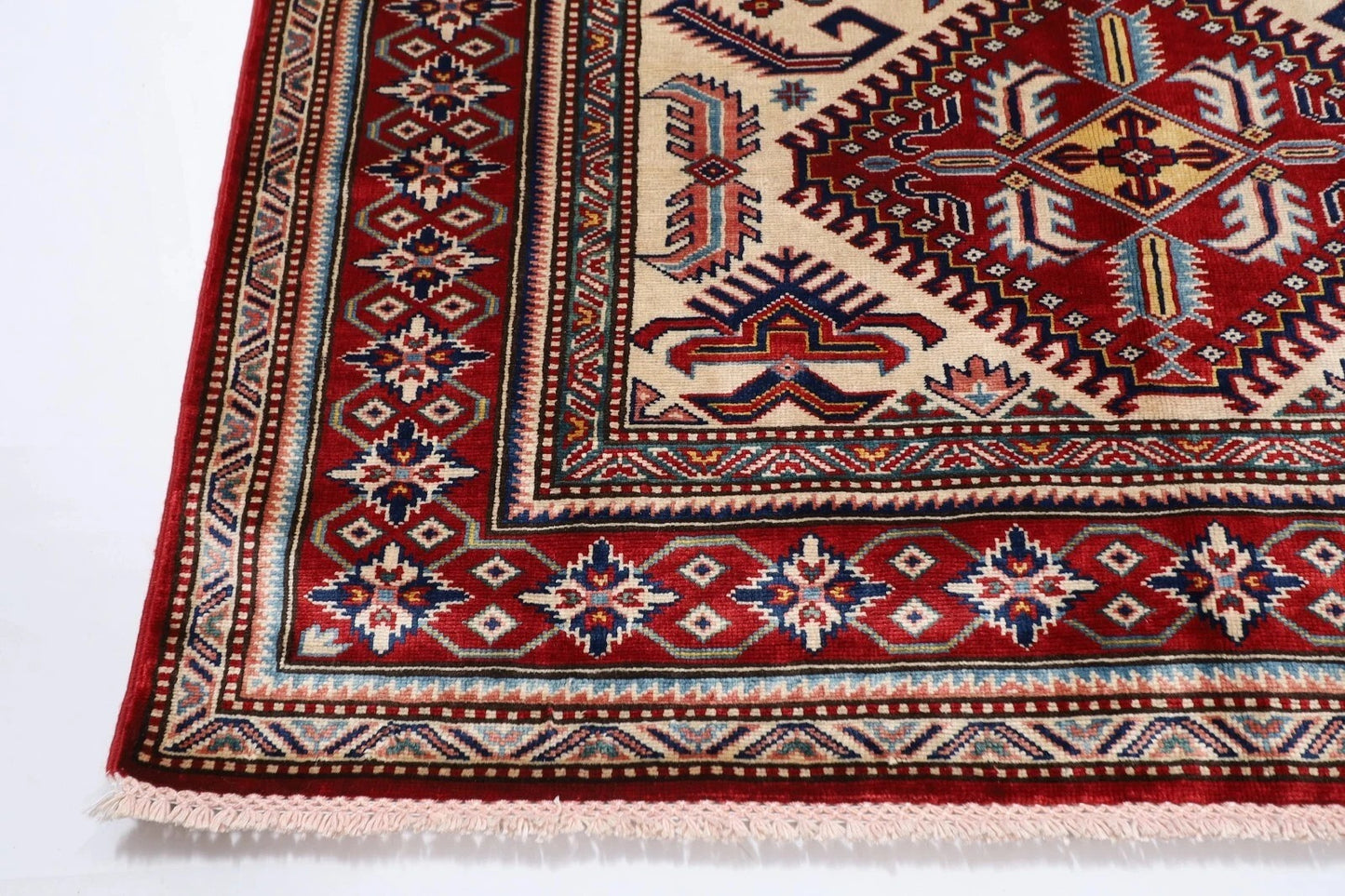 132 x 183 cm | Shirvan Afghan Tribal Hand Knotted Veg Dye Wool carpet
