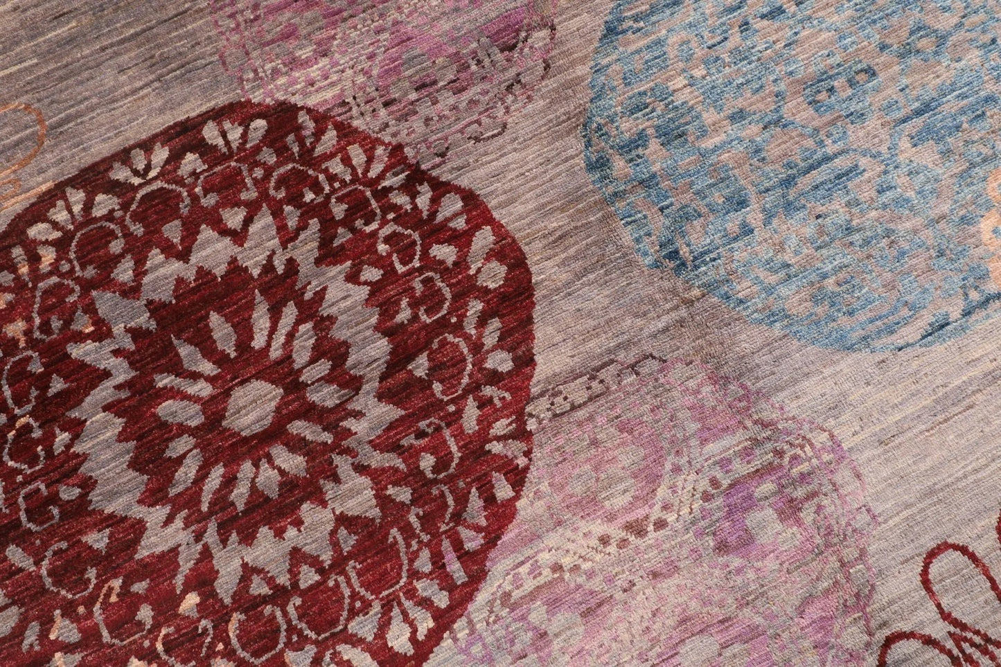 145 x 197 cm | Art Afghan Tribal Hand Knotted Veg Dye Wool Carpet