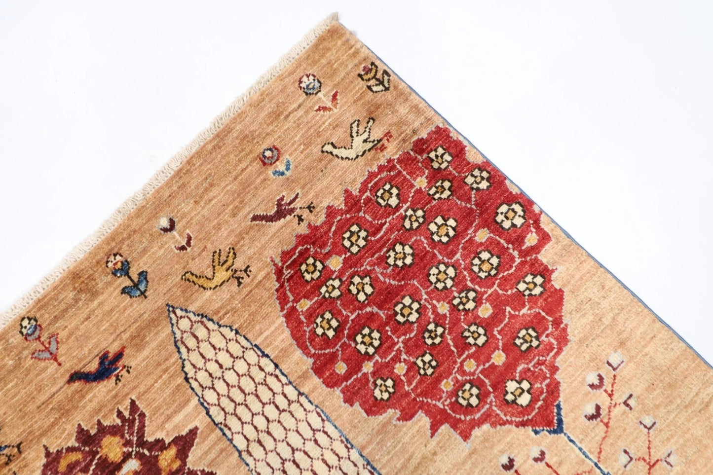 245 x 300 cm | Landscape Afghan Tribal Hand Knotted Carpet