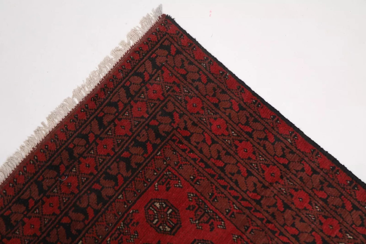 194 x 287 cm | Akja Bokhara Afghan Tribal Hand Knotted Carpet