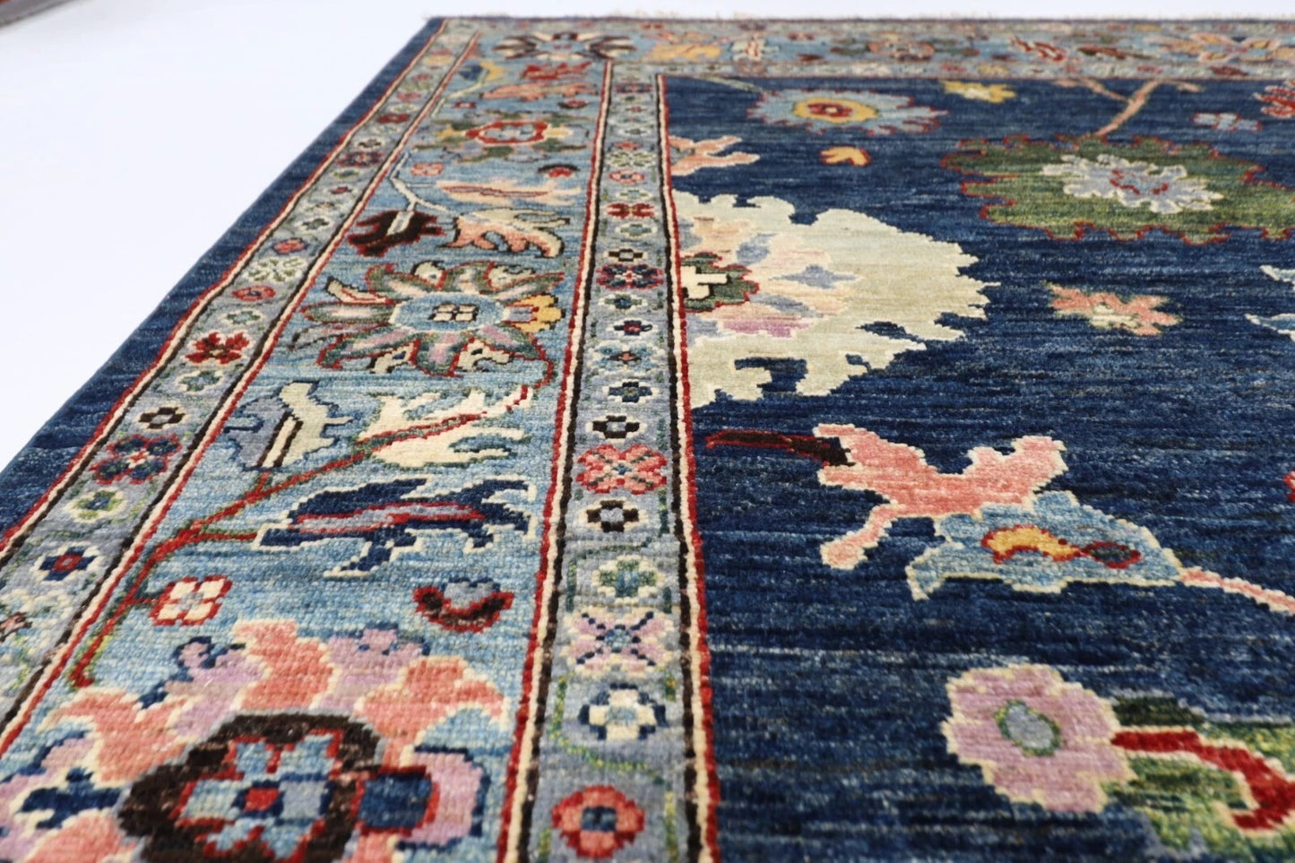 253 x 312 cm | Oushak Afghan Tribal Hand Knotted Carpet