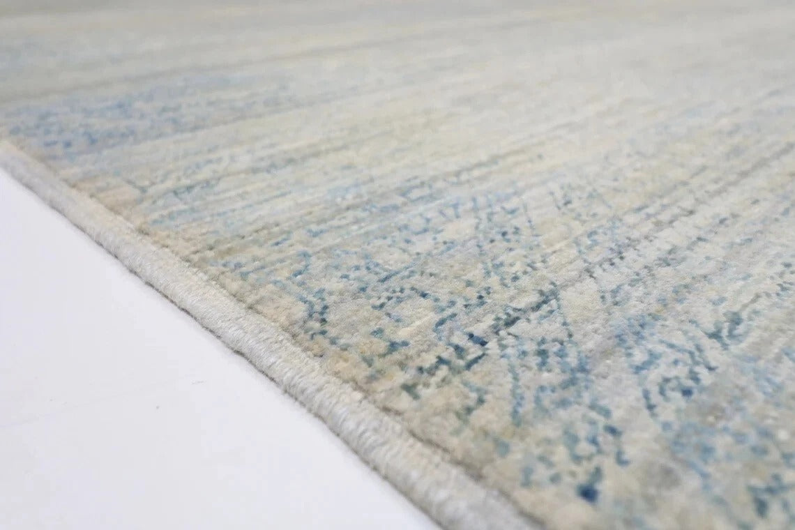 162 x 293 cm | Gabbeh Blue Afghan Tribal Hand Knotted Veg Dye Wool Carpet