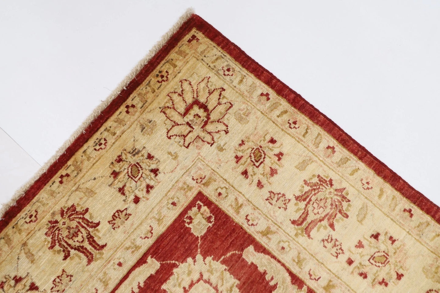 177 x 223 cm | Chobi Afghan Tribal Hand Knotted Veg Dye Wool Carpet