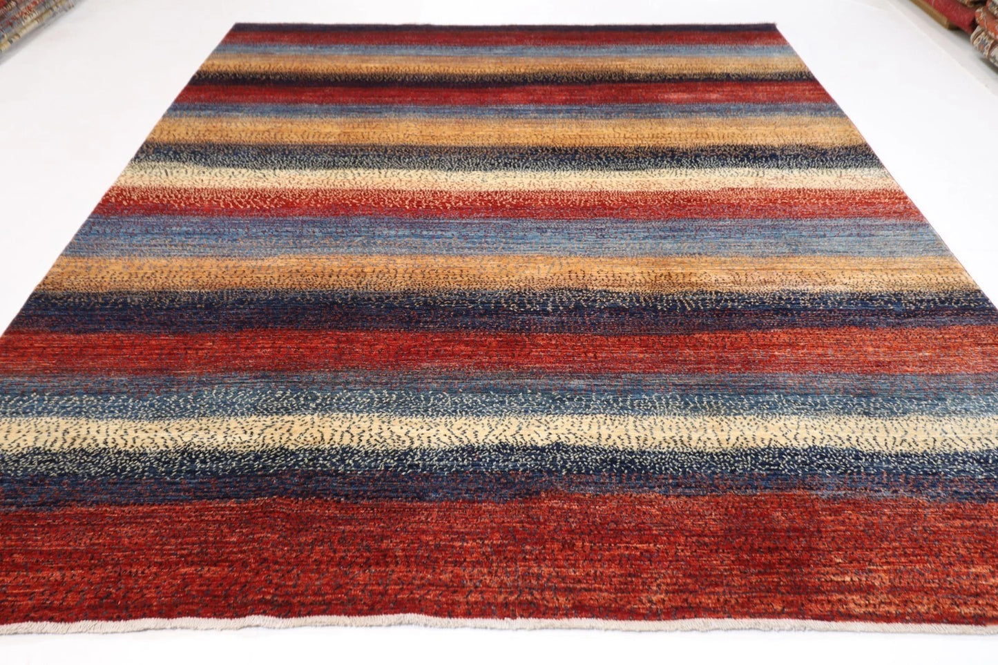 250 x 294 cm | Fine Gabbeh Afghan Tribal Hand Knotted Carpet