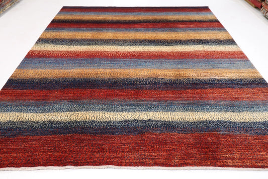 250 x 294 cm | Fine Gabbeh Afghan Tribal Hand Knotted Carpet