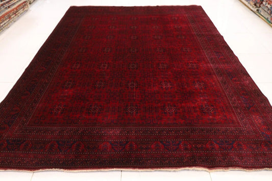 253 x 345 cm | Belgic Afghan Tribal Hand Knotted Carpet