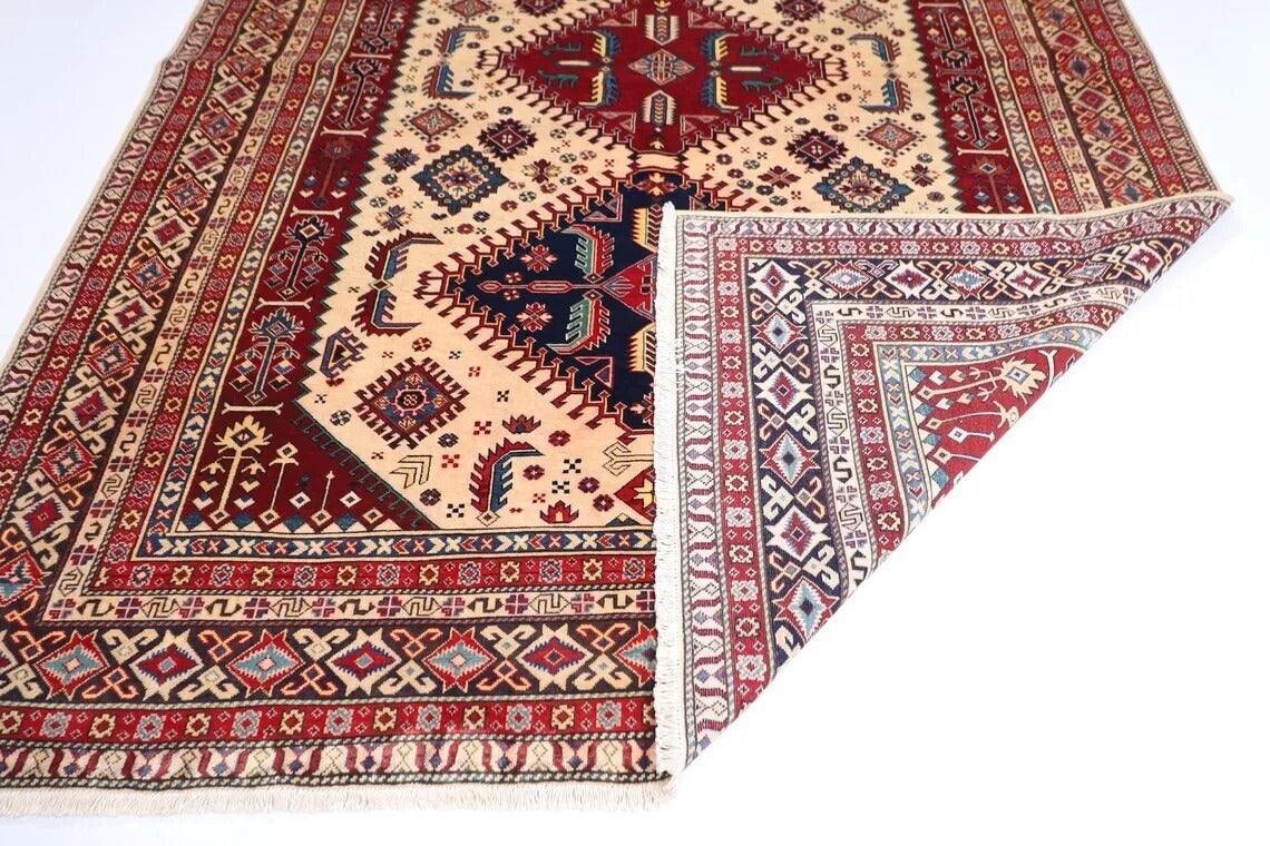 224 x 318 cm | Shirvan Afghan Tribal Hand Knotted Carpet