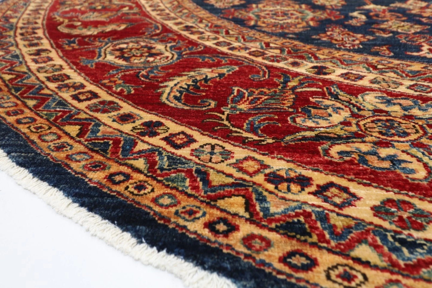 300 x 315 cm | Kazak Afghan Tribal Hand Knotted Wool Carpet