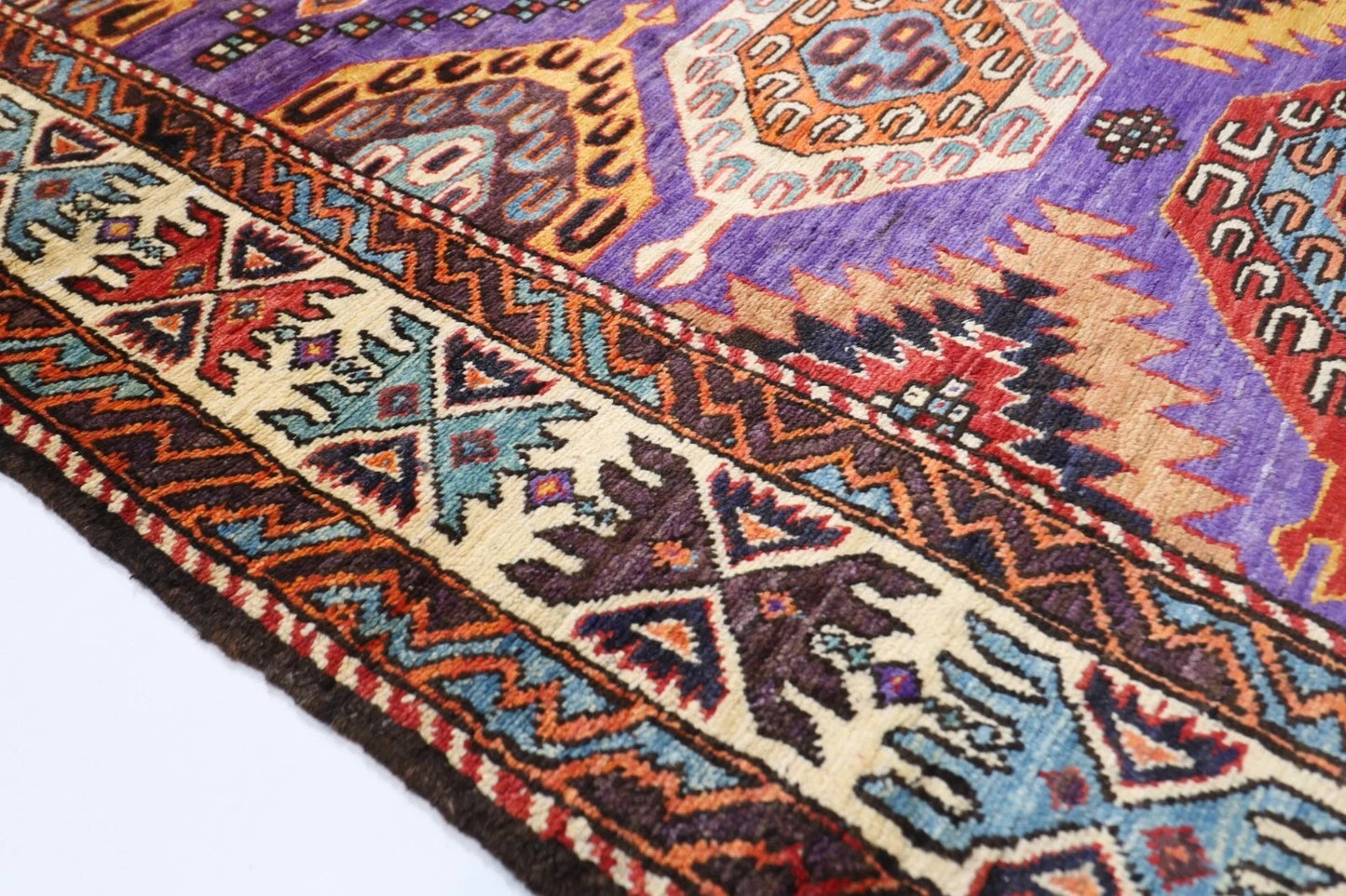165 x 220 cm | Afghan Tribal Hand Knotted Veg Dye Wool carpet
