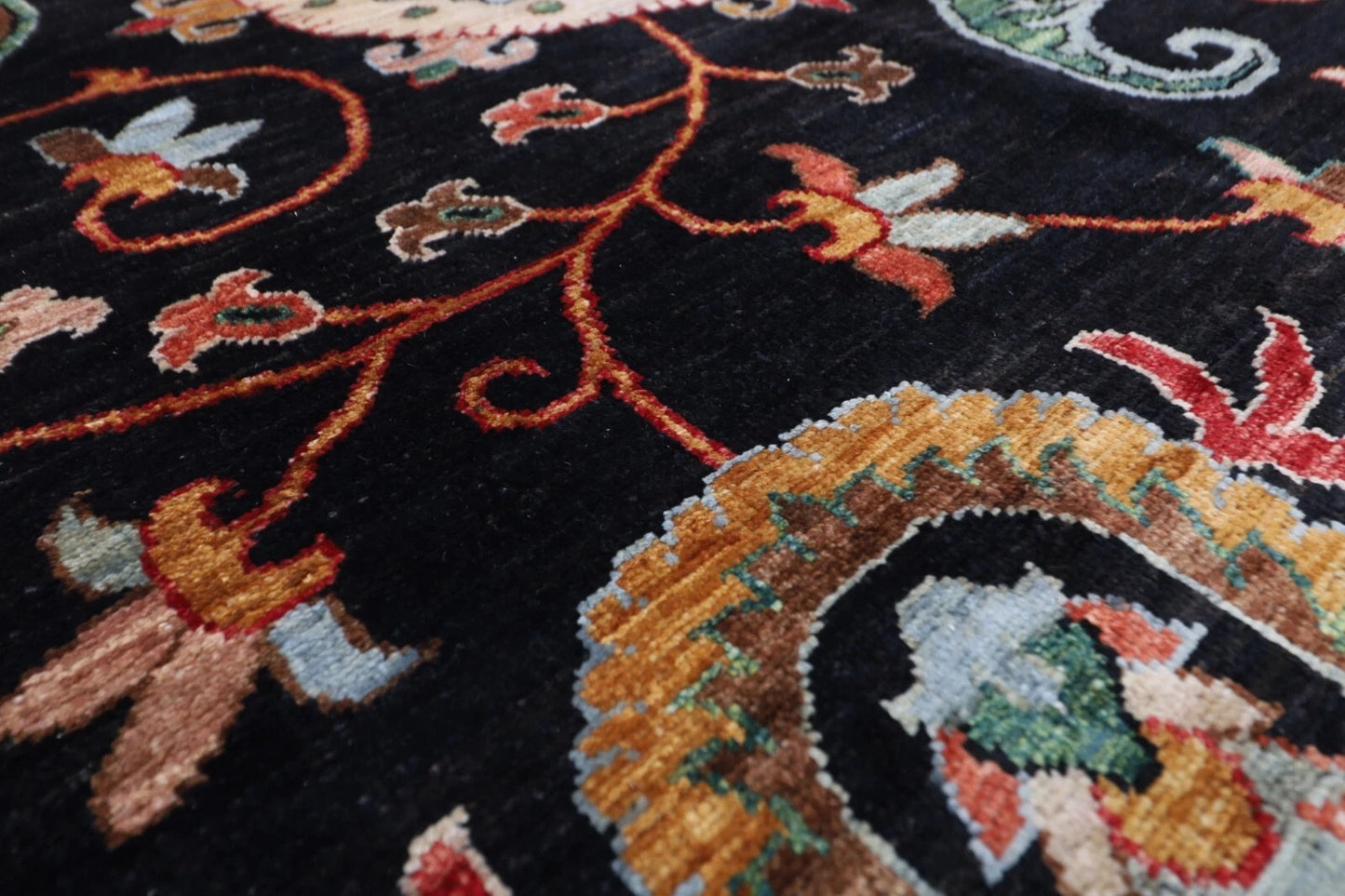 197 x 273 cm | Suzani Afghan Tribal Hand Knotted Carpet