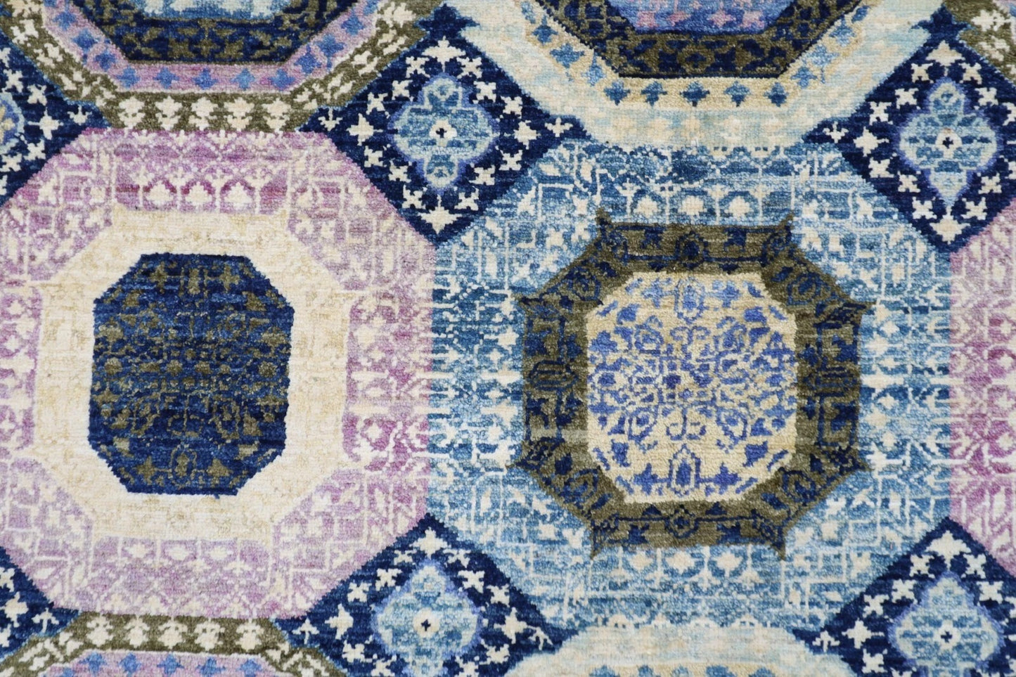 169 x246 cm | Mamluk Afghan Tribal Hand Knotted Veg Dye Wool Carpet