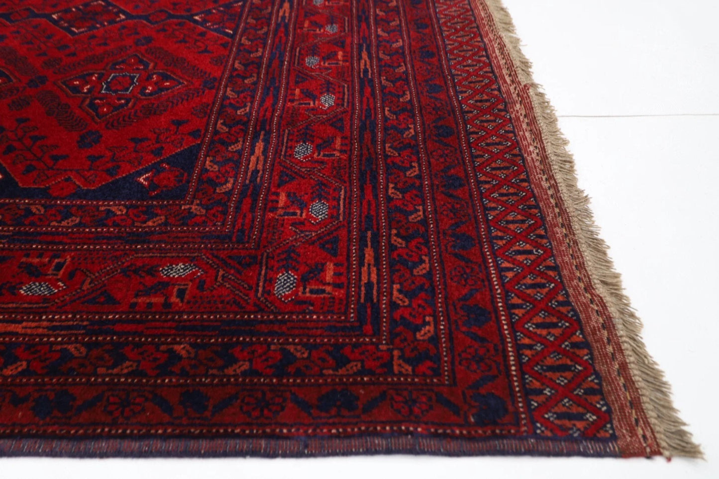 155 x 200 cm | Belgic Tribal Hand Knotted Wool Carpet